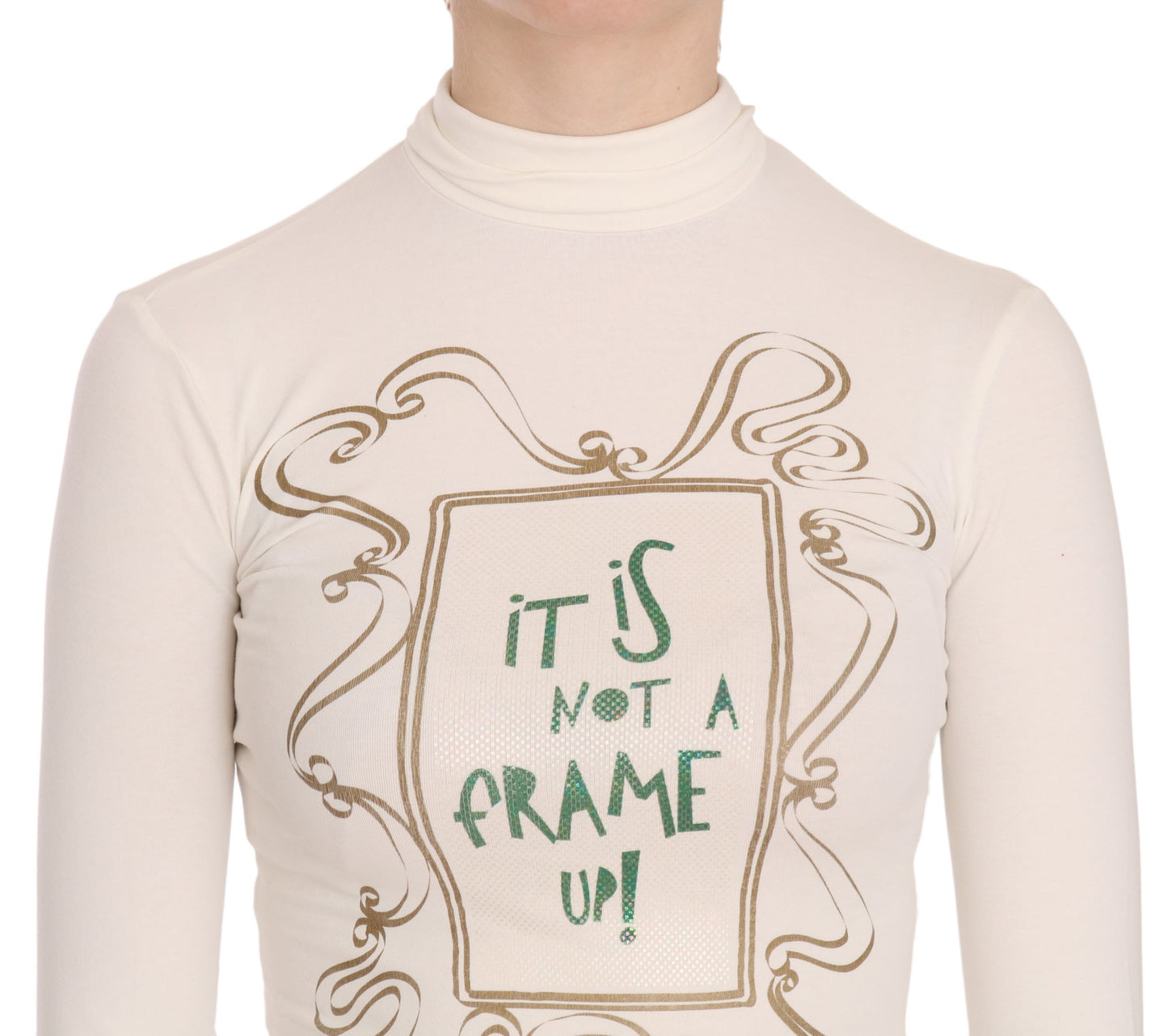 Exte Crew Neck It Is Not A Frame Up! Bluse mit Print