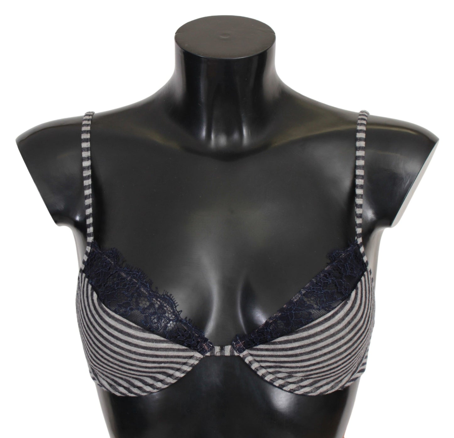 Ermanno Scervino Blue Stripes 레이스 Reggiseno 브라 속옷