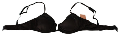 Ermanno Scervino Brown Squined Balconcino Bra 속옷