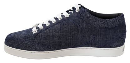 Jimmy Choo Miami Blue Denim-Sneaker