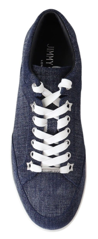 Jimmy Choo Miami Blue Denim-Sneaker