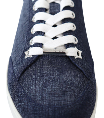 Jimmy Choo Miami Blue Denim-Sneaker