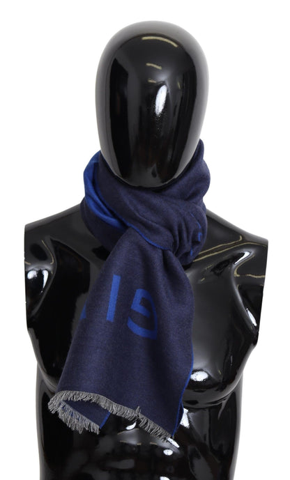 Givenchy Elegant Unisex Wool Silk Blend Scarf