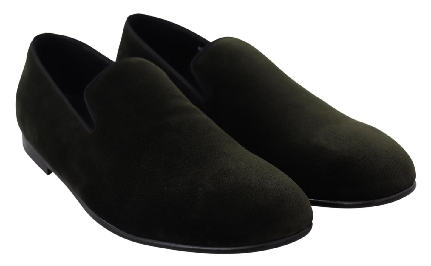 Mens Loafers Shoes의 Dolce & Gabbana Green Velvet Slip