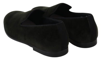 Mens Loafers Shoes의 Dolce & Gabbana Green Velvet Slip