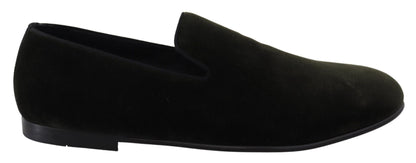 Mens Loafers Shoes의 Dolce & Gabbana Green Velvet Slip