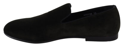 Mens Loafers Shoes의 Dolce & Gabbana Green Velvet Slip