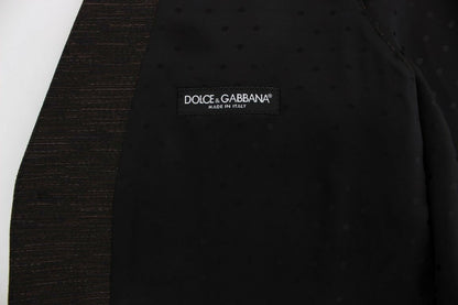 Dolce &amp; Gabbana Schwarze Wollweste mit Logo-Kleid