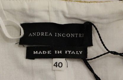 Andrea Incontri Beige Seiden-Cami-Tanktop