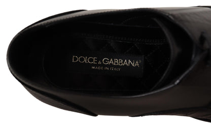 Dolce & Gabbana 검은 가죽 이국적인 스킨 공식화