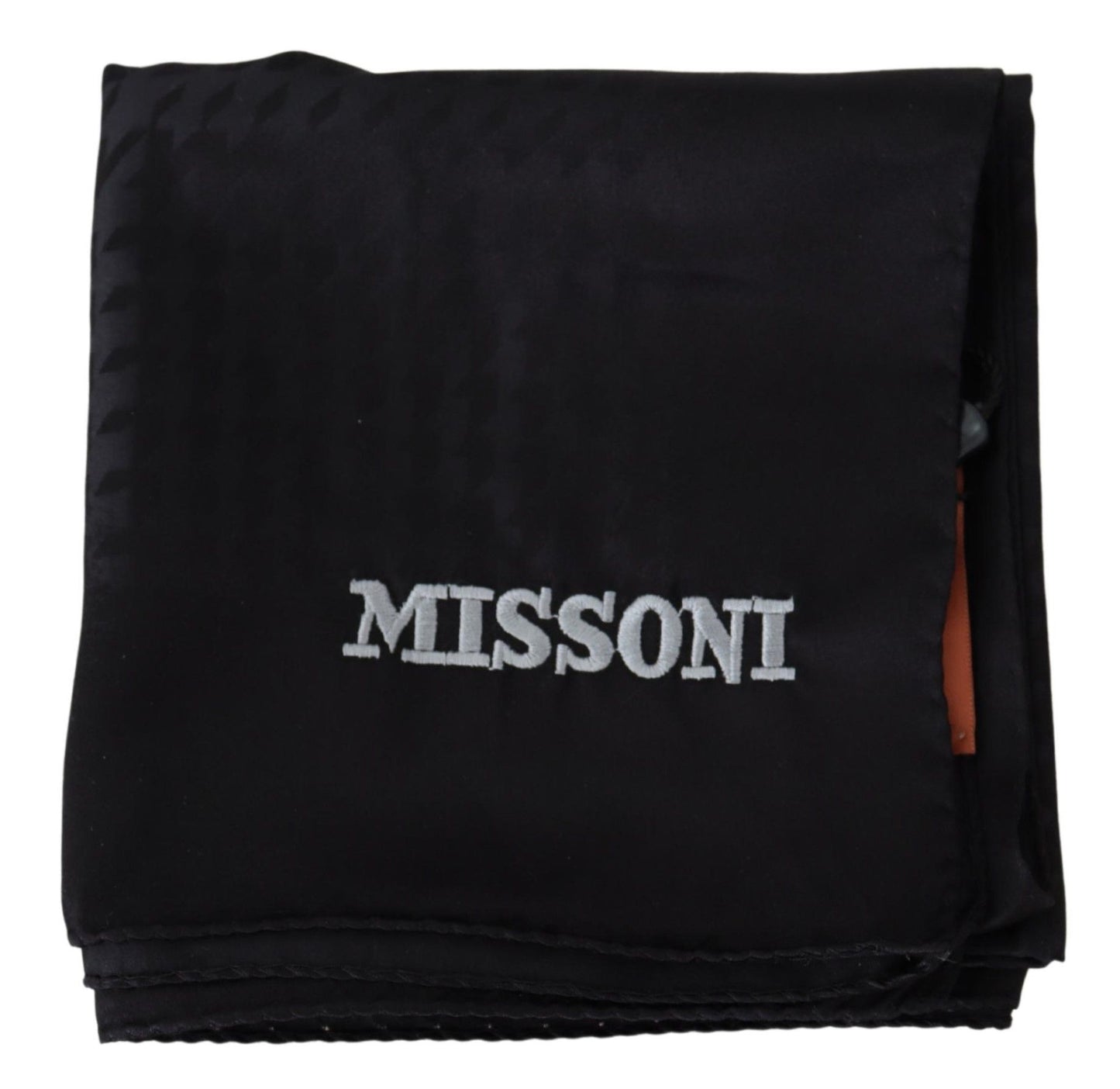 Missoni Black Wool 니트 유엔 목 랩 숄 스카프