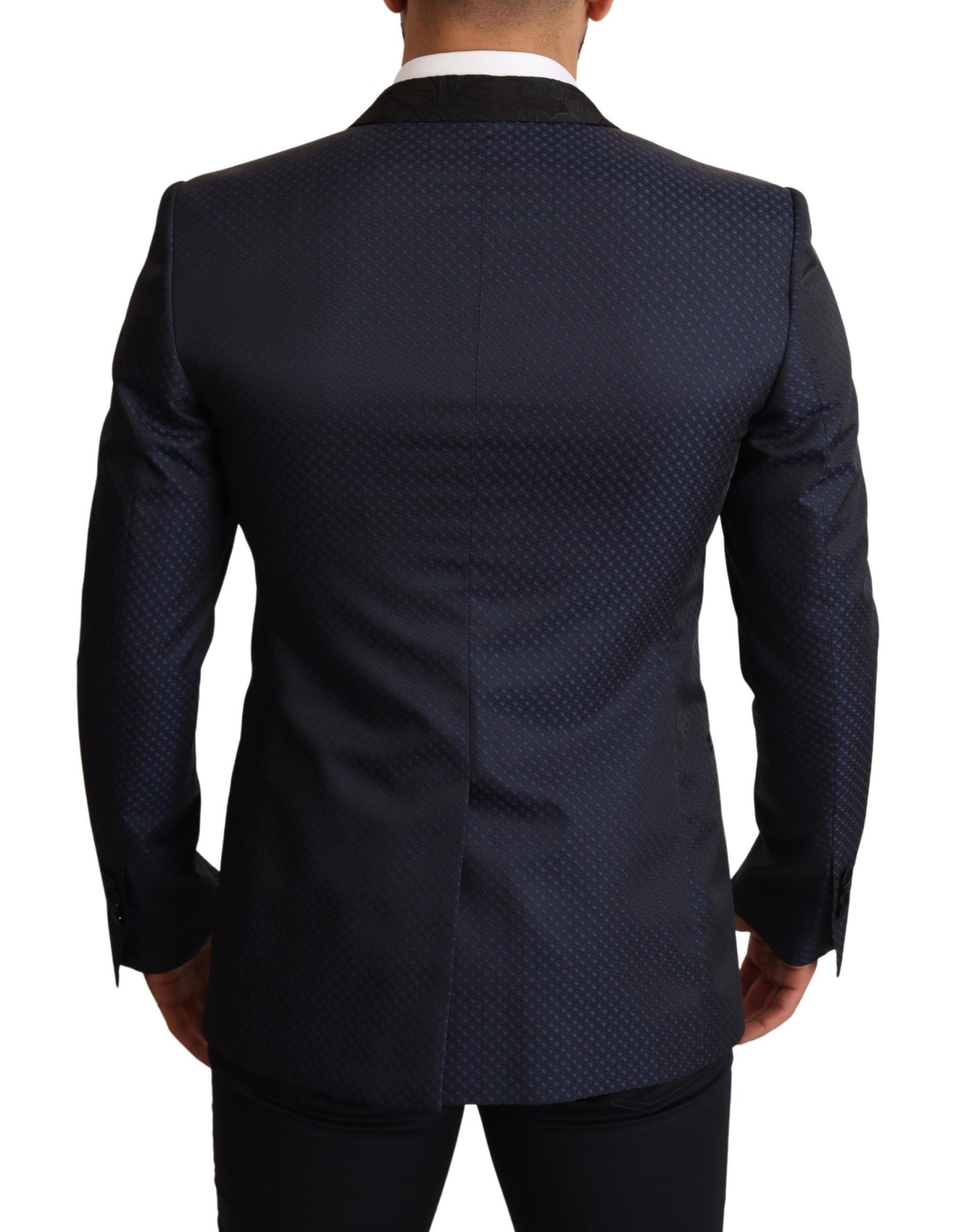 Dolce & Gabbana Elegant Blue Slim Fit Martini Blazer