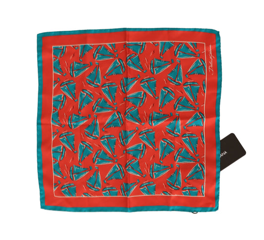 Dolce & Gabbana Sunset Marina Silk Pocket Square