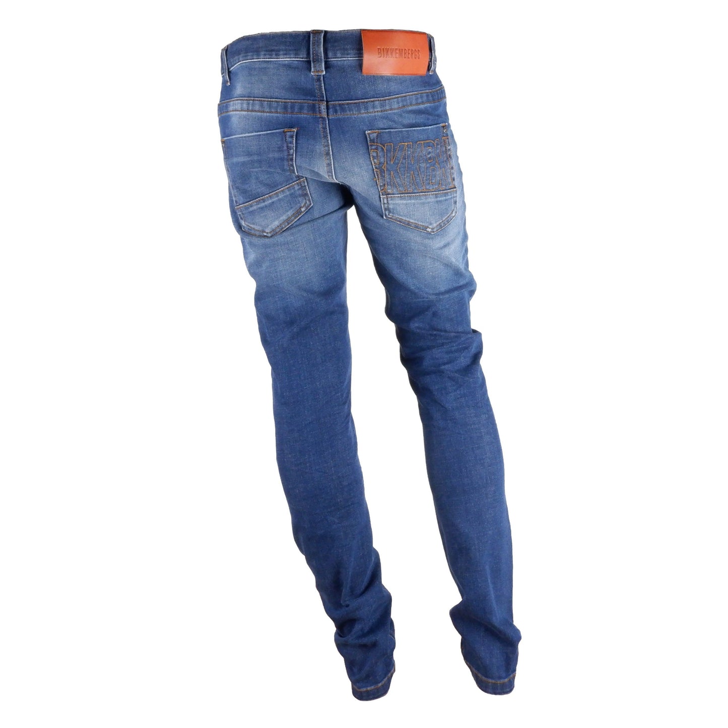 Bikkembergs Blue Cotton Jeans & Pant