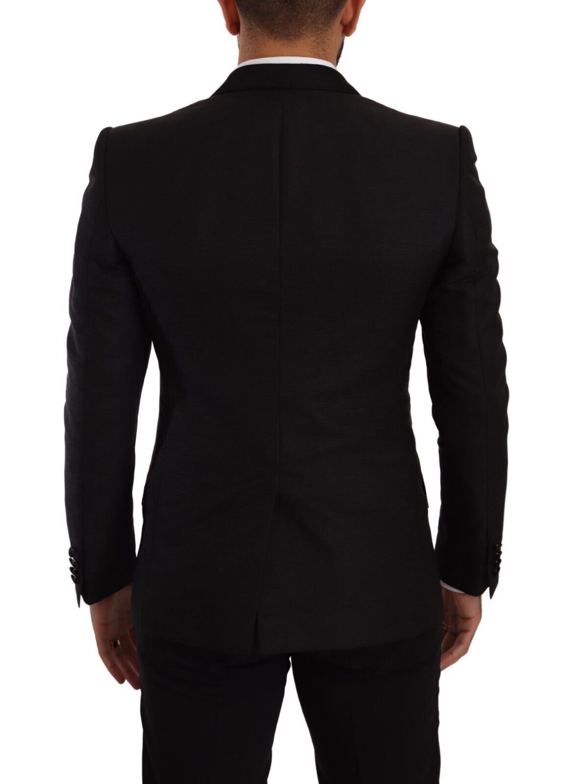 Dolce & Gabbana Black Slim Fit 2 조각 Sicilia Blazer