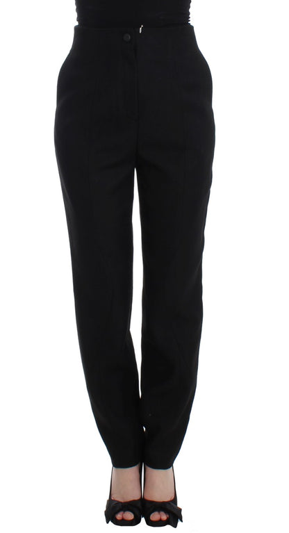 KAALE SUKTAE Elegant High-Waist Black Pants