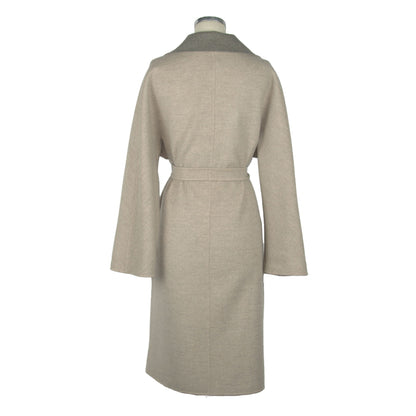 Made in Italy Elegant Italian Virgin Wool Coat