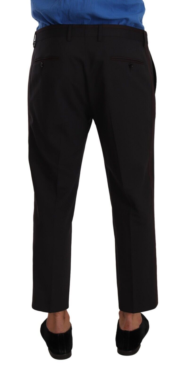 Dolce & Gabbana Elegant Cropped Wool Stretch Pants