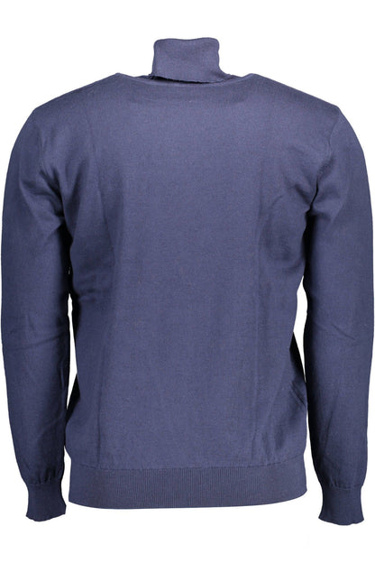 U.S. POLO ASSN. Blue Cotton Men Sweater