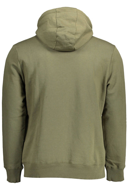 Napapijri Green Cotton Men Sweater