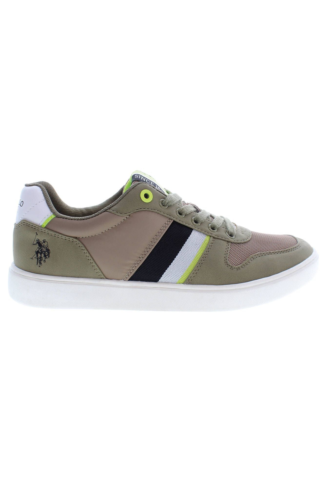 U.S. POLO ASSN. Green Polyester Men Sneaker