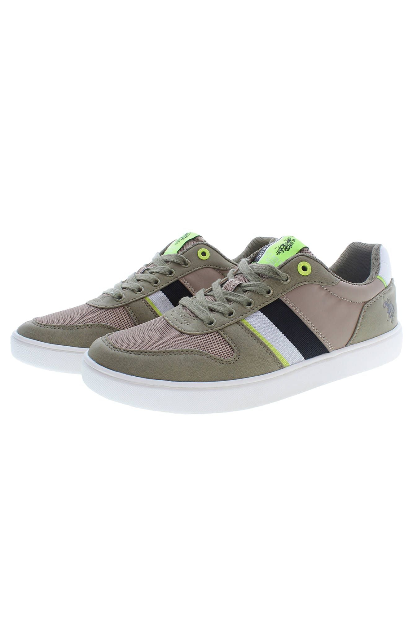 U.S. POLO ASSN. Green Polyester Men Sneaker