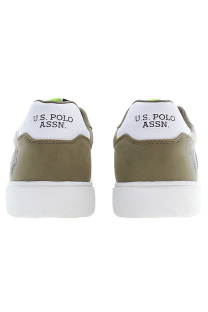 U.S. POLO ASSN. Green Polyester Men Sneaker