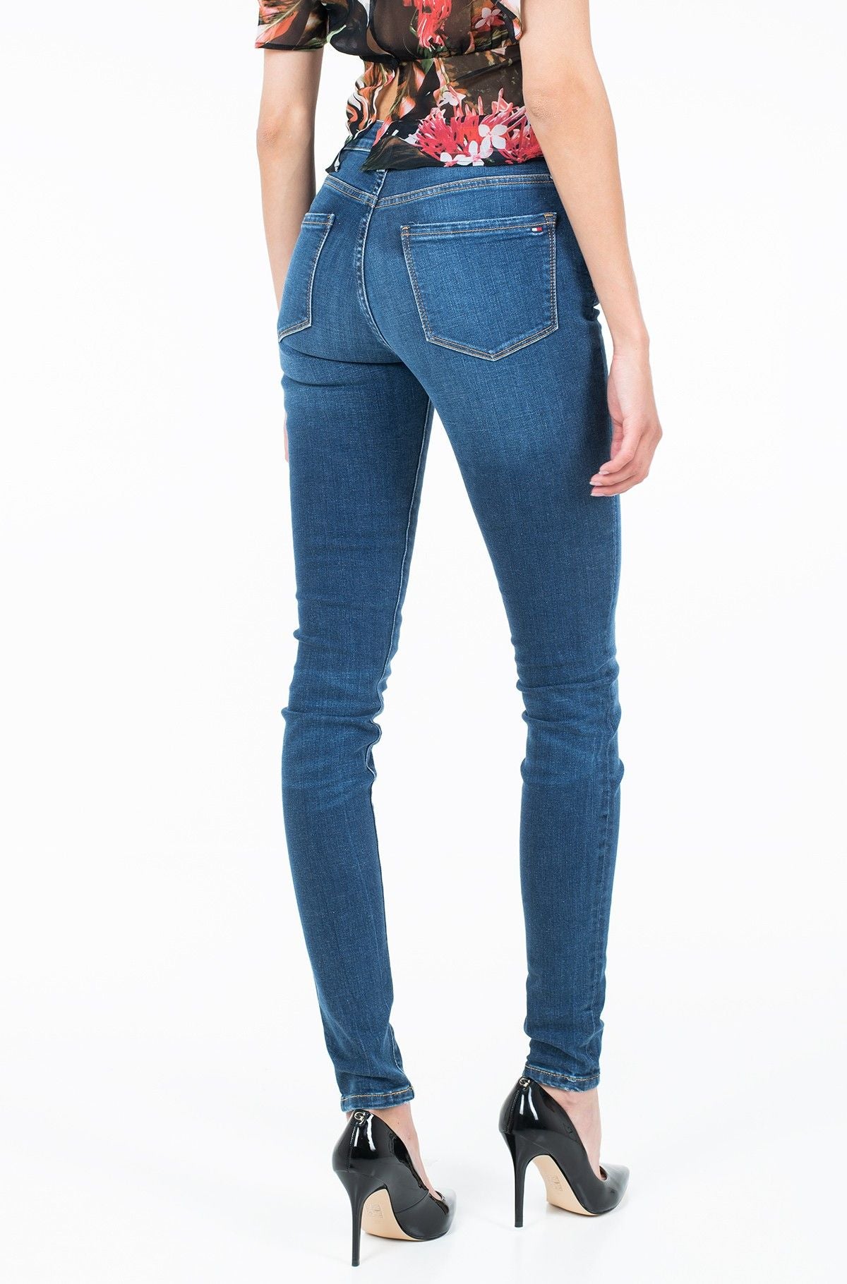 Blaue Jeans und Hose aus Baumwolle von Tommy Hilfiger