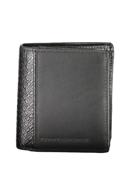 Tommy Hilfiger Black Leather Men Wallet