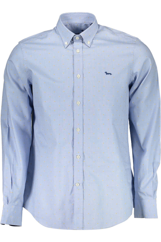 Harmont & Blaine Light Blue Cotton Men Shirt