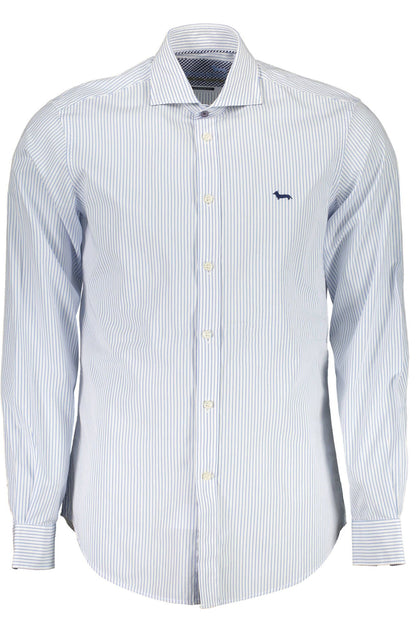 Harmont & Blaine Light Blue Cotton Men Shirt