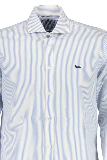 Harmont & Blaine Light Blue Cotton Men Shirt