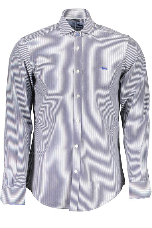 Harmont & Blaine Blue Cotton Men Shirt