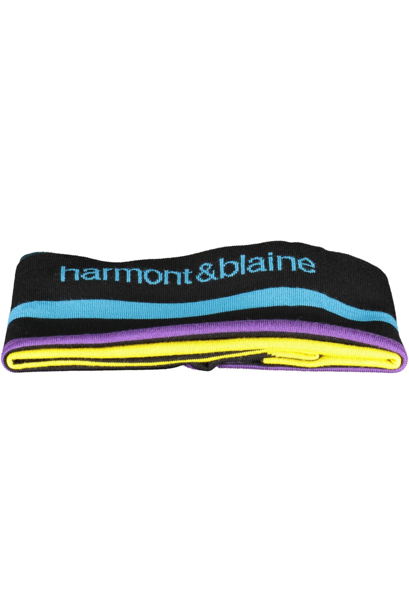 Harmont & Blaine Black Wool Men Scarf