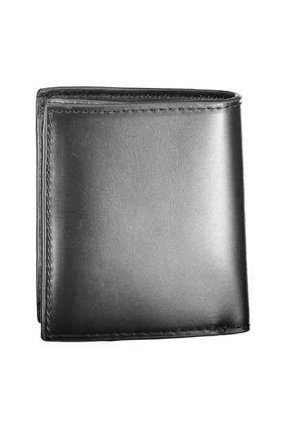 Tommy Hilfiger Black Leather Men Wallet