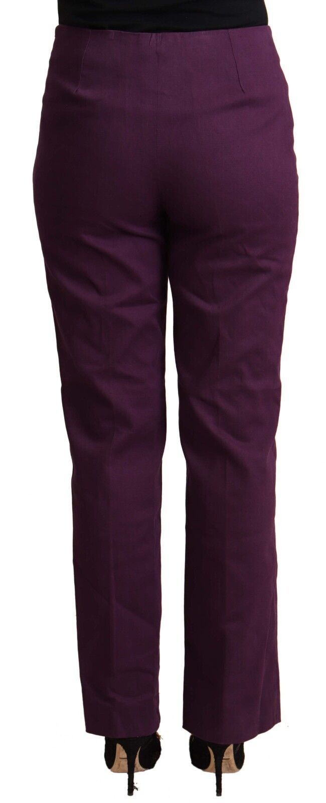 BENCIVENGA Violette, schmal zulaufende Freizeithose mit hoher Taille