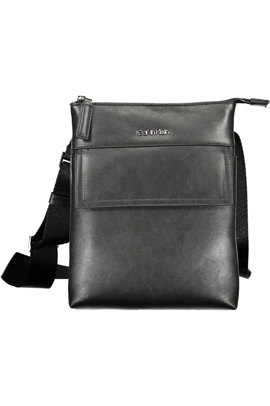 Calvin Klein Sleek Black Eco-Conscious Shoulder Bag