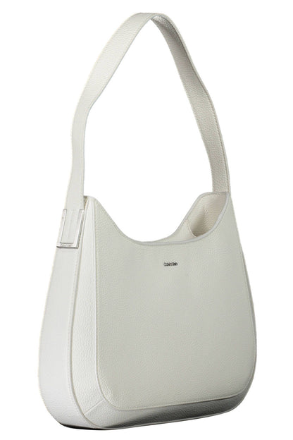 Calvin Klein White Polyester Women Handbag