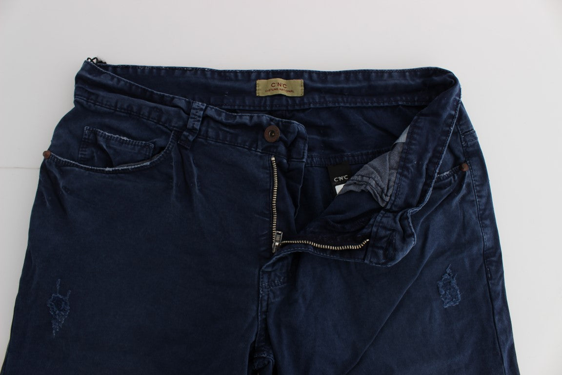 Blaue Denim-Jeans aus Baumwollmischung von Costume National