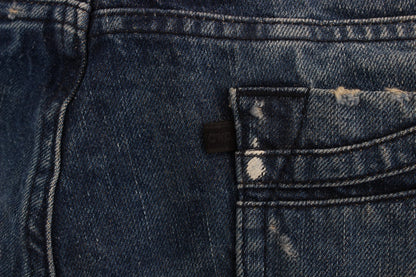 Blaue Jeans aus Baumwoll-Denim von Costume National mit regulärer Passform