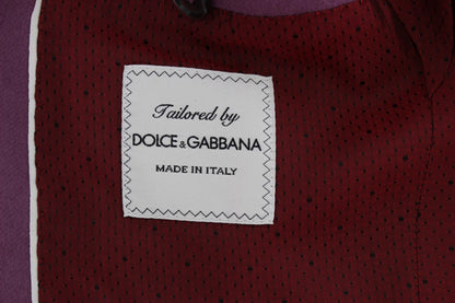 Dolce & Gabbana Purple Cashmere Slim Fit Blazer 재킷