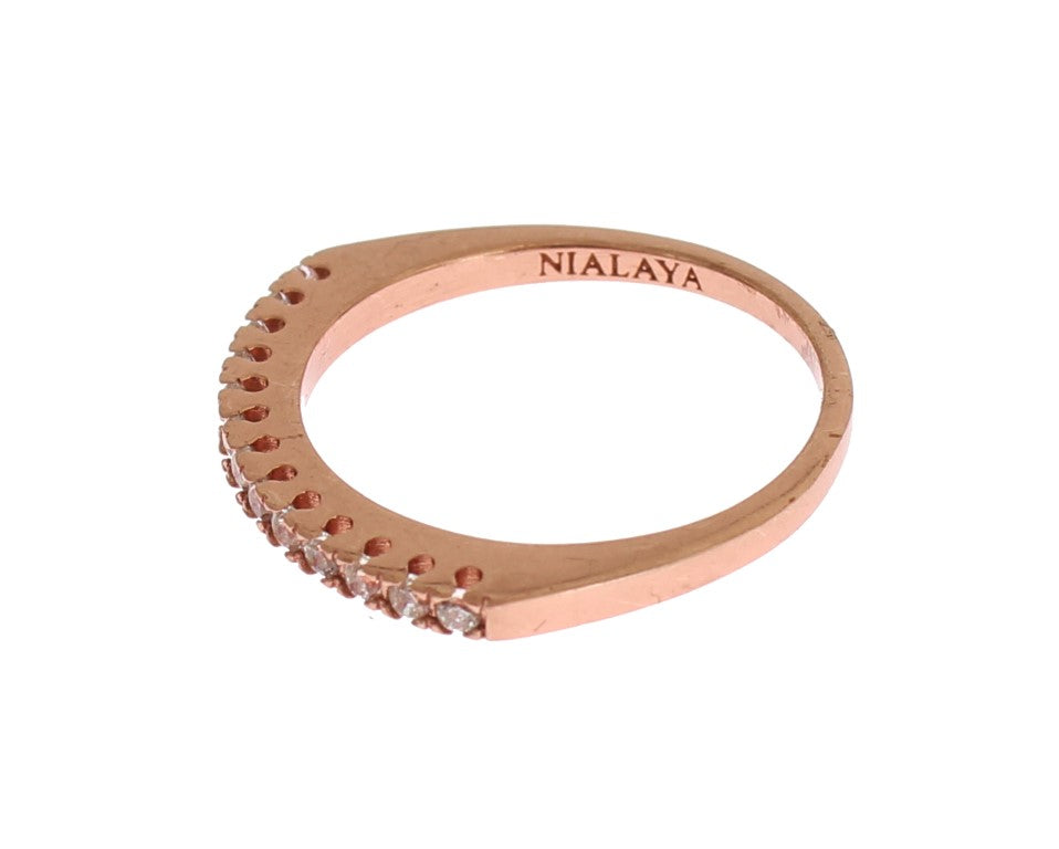 Nialaya Rotgold 925 Silberring