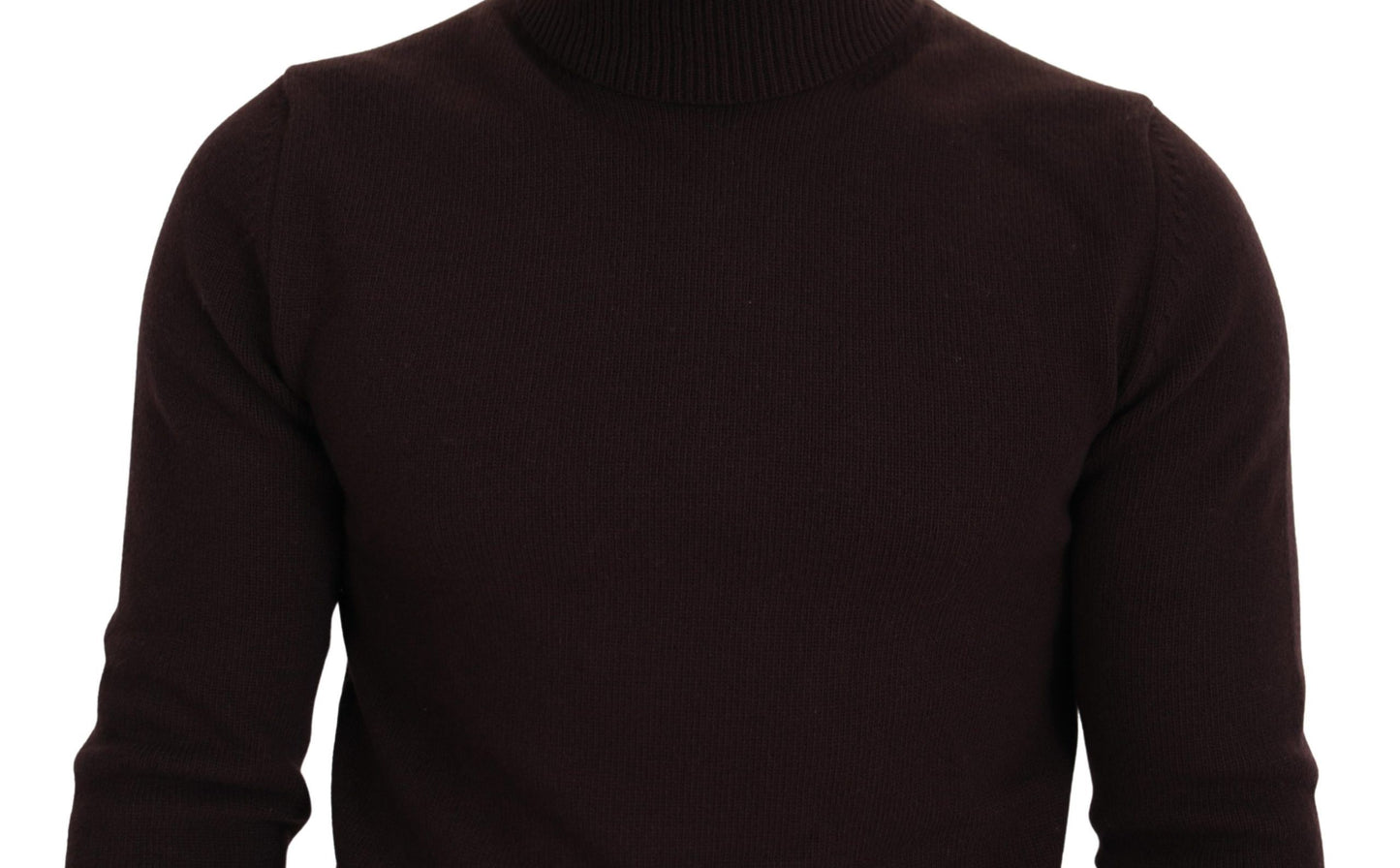 Dolce &amp; Gabbana Brauner Rollkragenpullover aus Wolle