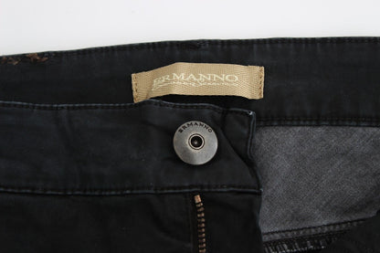 Ermanno Scervino Blue Slim Jeans Denim Hose Skinny Leg Straight