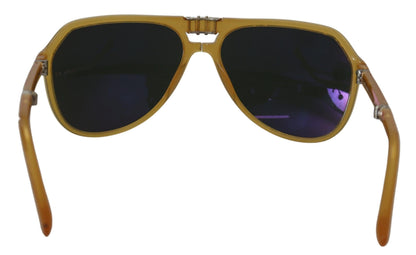 Dolce & Gabbana Yellow Acetate Black Lens Aviator DG4196 선글라스