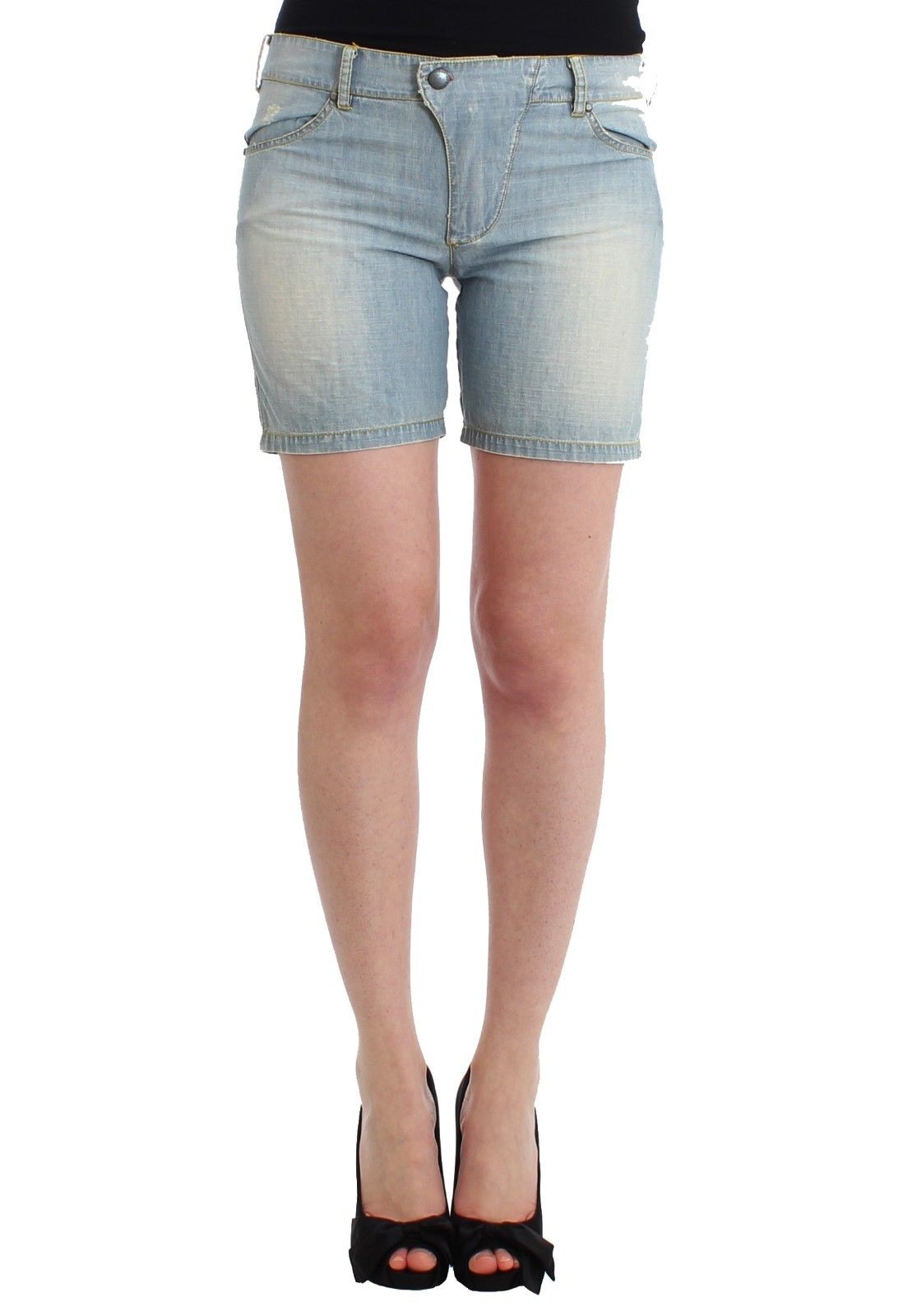 Ermanno scervino Beachwear Blue Denim City Casual Kleidershorts