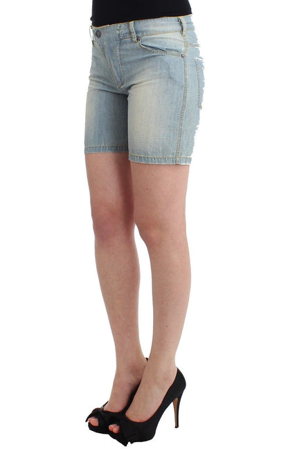 Ermanno scervino Beachwear Blue Denim City Casual Kleidershorts