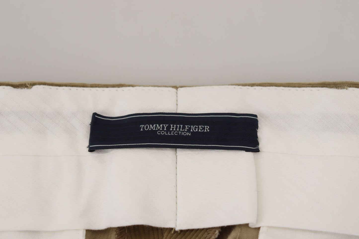 Tommy Hilfiger Braune Baumwoll-Cord-Freizeithose