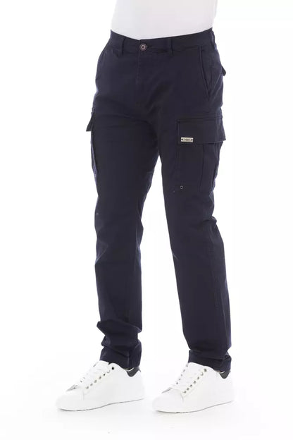 Baldinini 트렌드 Blue Cotton Jeans & Pant