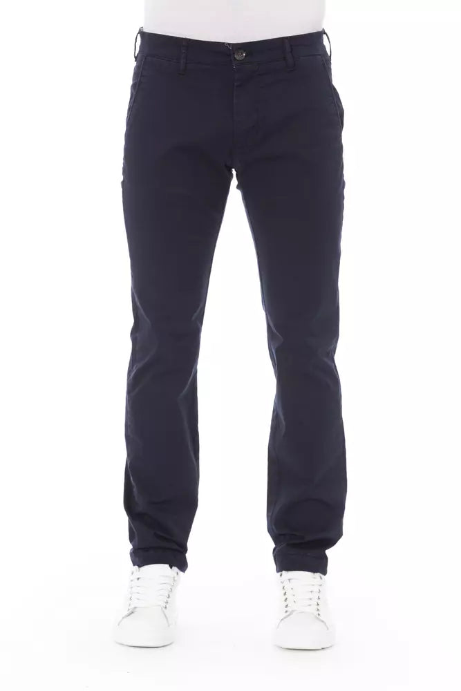 Baldinini 트렌드 Blue Cotton Jeans & Pant